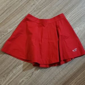 Red Hollister Skirt Size S